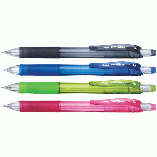 Zīmulis Pentel ENERGIZE-X, 0.5mm, melns