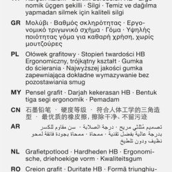 Набор карандашей Faber-Castell Dinosaur, Blue, Стирание без разводов