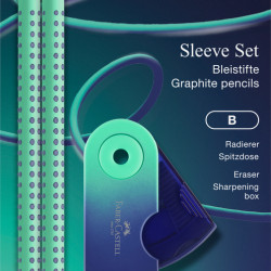 Набор карандашей Faber-Castell Flow Edition Grip, Buzzing Blue, Эргономика