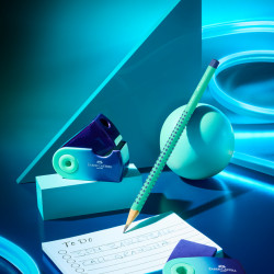 Карандаш графитовый Faber-Castell Эргономичный Grip Buzzing, Синий