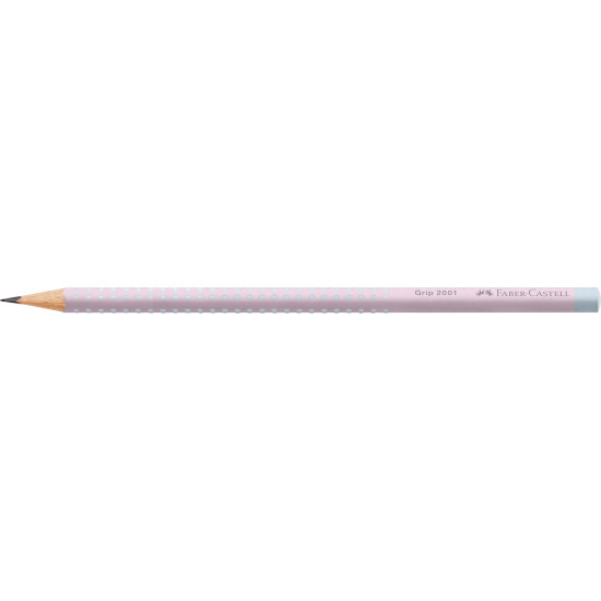 Графитовый карандаш Faber-Castell Grip, Нежно-голубой, Эргономичный захват