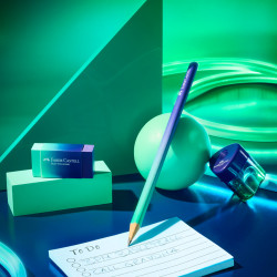 Набор графитовых карандашей Faber-Castell Grip Flow Edition, Ярко-синий, Эргономичный захват