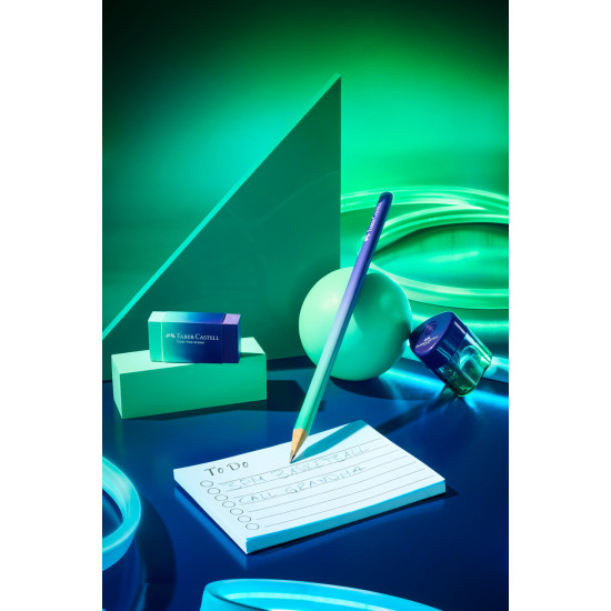 Набор графитовых карандашей Faber-Castell Grip Flow Edition, Ярко-синий, Эргономичный захват