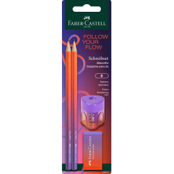 Карандаш Faber-Castell Grip Flow Edition, Punchy Melon, Эргономичный грип