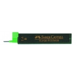 Zīmuļu kodoliņi Faber-Castell Super-Polymer 1.4mm, B (P)