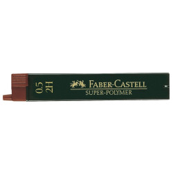 Стержни Faber-Castell Super-Polymer 05мм 2H высокаяпрочность