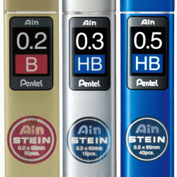 Grifeles Pentel AIN STEIN, 0,5mm, HB