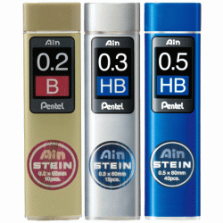 ##Grifeles PENTEL AIN STEIN, 0,2mm, B