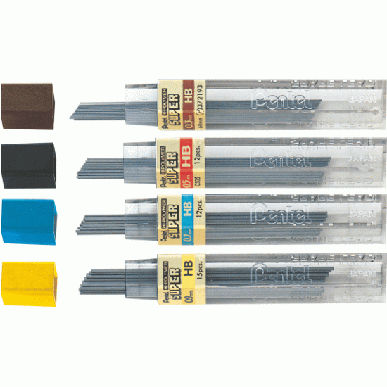 Grifeles Pentel HB, 0.5mm
