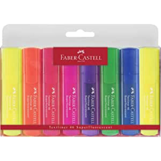 Маркеры Faber-Castell Textliner 46 Неон 8шт
