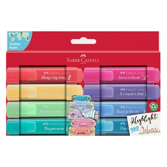 Маркеры Faber-Castell Textliner 46 Пастель 8шт