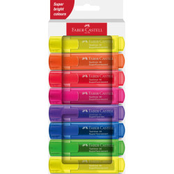 Текстовыделитель Faber-Castell Textliner 46 Superfluorescent 8 цветов неоновые перезаряжаемый