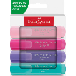 Маркеры Faber-Castell Textliner 46 пастель 4 цвета