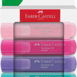 Маркеры Faber-Castell Textliner 46 пастель 4 цвета