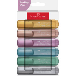 Маркер Faber-Castell Textliner 46 Metallic 6 цветов