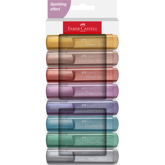 Маркеры Faber-Castell Textliner 46 Металлик 8 цветов