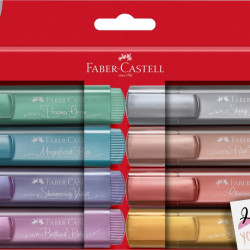 Маркер текстовый Faber-Castell Textliner 46 Metallic 8 цветов с металлическим эффектом