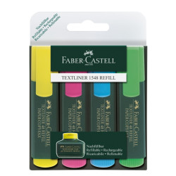 Маркер Faber-Castell Textliner 48 суперфлуоресцентный перезаправляемый