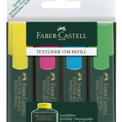 Маркер Faber-Castell Textliner 48 суперфлуоресцентный перезаправляемый