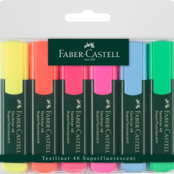 Текстовые маркеры Faber-Castell Textliner 1548 6 цветов суперфлуоресцентные