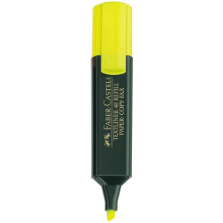 Teksta marķieris Faber Castell 1.2-5mm, nošķelts, dzeltens