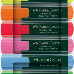 Маркер Текстовыделитель Faber-Castell Textliner 1548 8 цветов суперфлуоресцентный