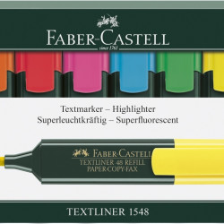 Маркеры-текстовыделители Faber-Castell Textliner 48 суперфлуоресцентные 8 цветов