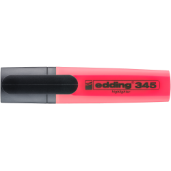 Маркер-выделитель Edding "345", Red, Перезаправляемый