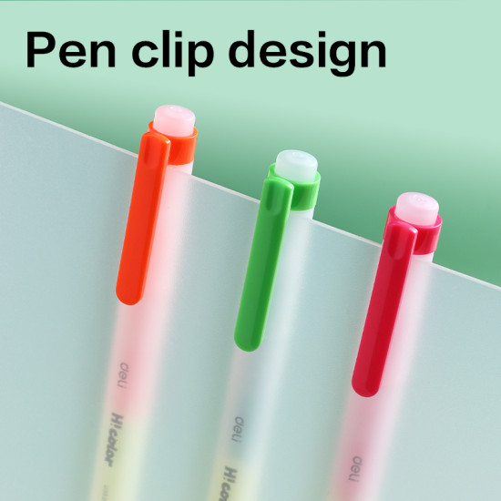 Tekstimarkerite komplekt DELI H!color, 1–3.8 mm, 6 värvi