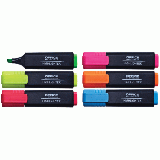 ***Teksta marķieris Office Products, 1-5mm, nošķelts, oranžs