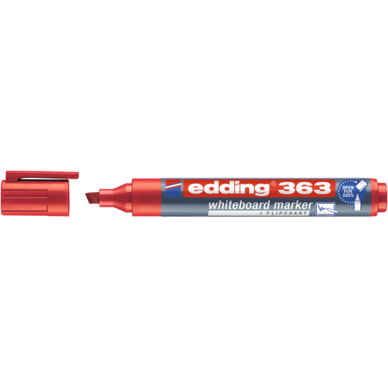 Маркер Edding 363 Красный Перезаправляемый