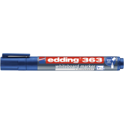 Маркер Edding 363 синий перезаправляемый скошенный
