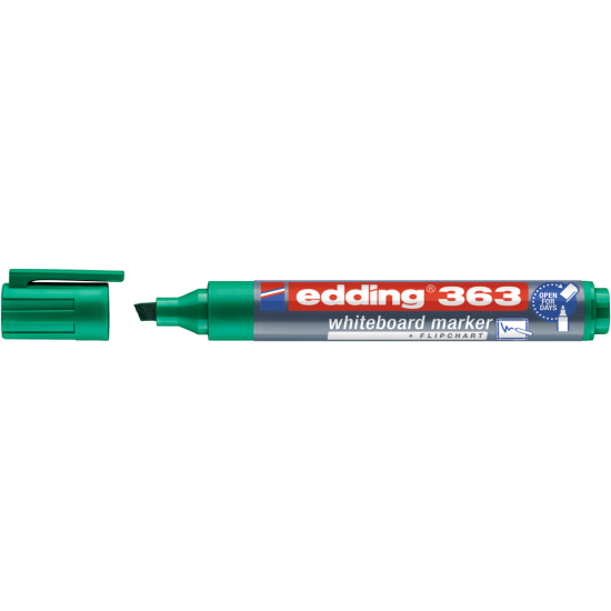 Маркер Edding 363 Зеленый Скошенный Перезаправляемый