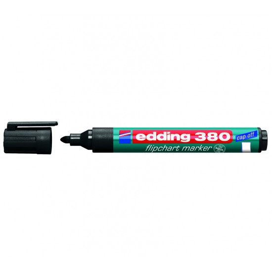 Маркер edding 380 черный быстросохнущий