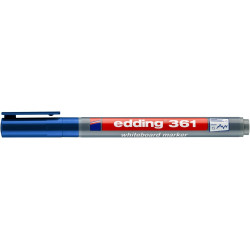 Маркер Edding 361 синий перезаправляемый 1мм