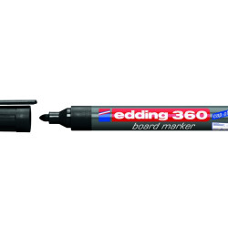 Маркер Edding 360 черный перезаправляемый