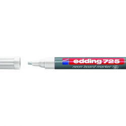 Маркер для доски Edding 725 белый неоновый скошенный наконечник