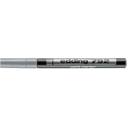 Маркер Edding 792 Серебро 08мм экстра тонкий