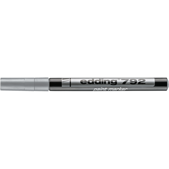 Маркер Edding 792 Серебро 08мм экстра тонкий