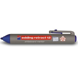 Маркер Edding 12 Retract Синий перезаправляемый