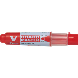 Tāfeles marķieris Pilot V Board Master, ar kapsulu, 2.3mm, konisks, sarkans