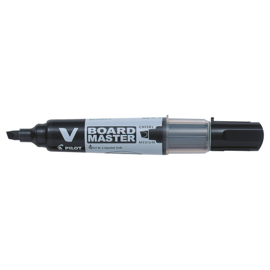 Tāfeles marķieris Pilot V Board Master, ar kapsulu, 2.2-5.2mm, nošķelts, melns