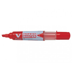 Tāfeles marķieris Pilot V Board Master, ar kapsulu, 2.2-5,2mm, nošķelts, sarkans