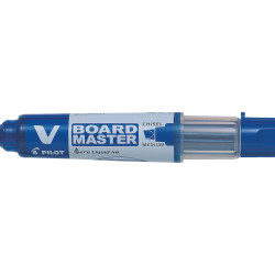 Tāfeles marķieris Pilot V Board Master, ar kapsulu, 2.2-5.2mm, nošķelts, zils