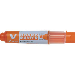 Tāfeles marķieris Pilot V Board Master, ar kapsulu, 2.2-5,2mm, nošķelts, oranžs