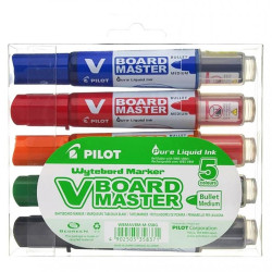 Маркеры Pilot V Board Master 5шт круглый наконечник