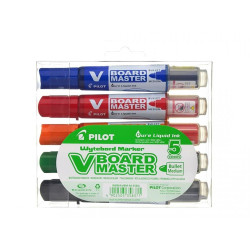 Маркеры Pilot V Board Master 5шт круглый наконечник