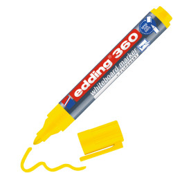 Маркер для доски Edding e-360, Yellow, Cap-Off Ink