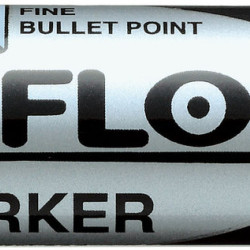 Tāfeles marķieris Pentel Maxiflo MWL5S, 4mm, konisks, melns