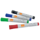 *Stikla tāfeles marķieru komplekts NOBO, 3mm, koniski, 4 krāsas